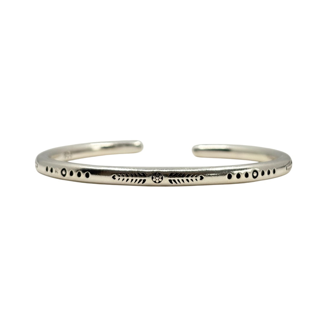 Sterling Tribal Bangle
