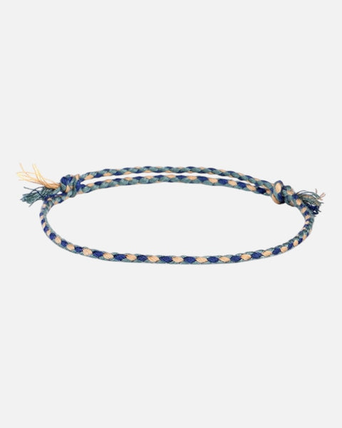 Cotton Bracelet (Blue/Cream)