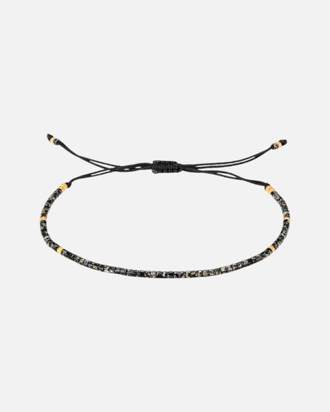 Natural Stone Beads Bracelet (Black)