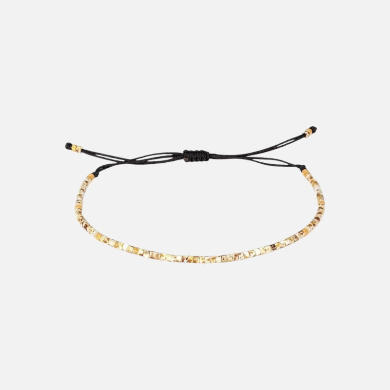 Natural Stone Beads Bracelet (Sand)