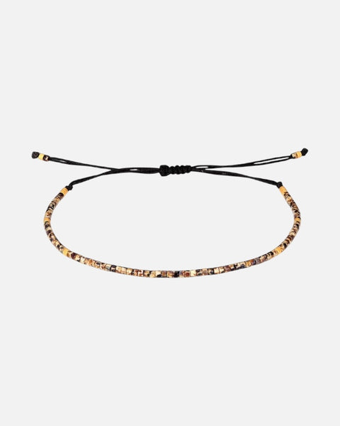 Natural Stone Beads Bracelet (Brown)
