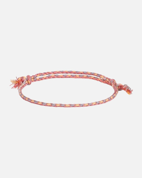 Cotton Bracelet (Peach & Grey)