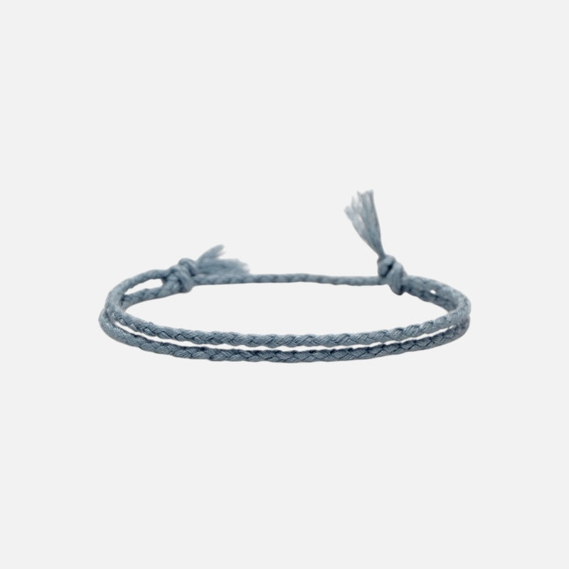 Cotton Bracelet (Steel Blue)