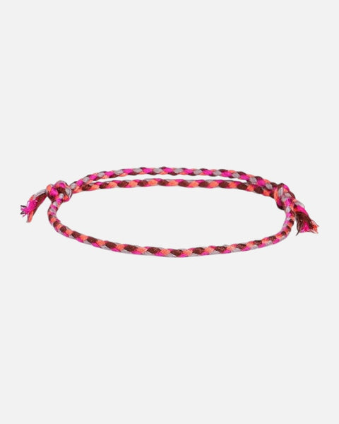 Cotton Bracelet (Pink & Brown)