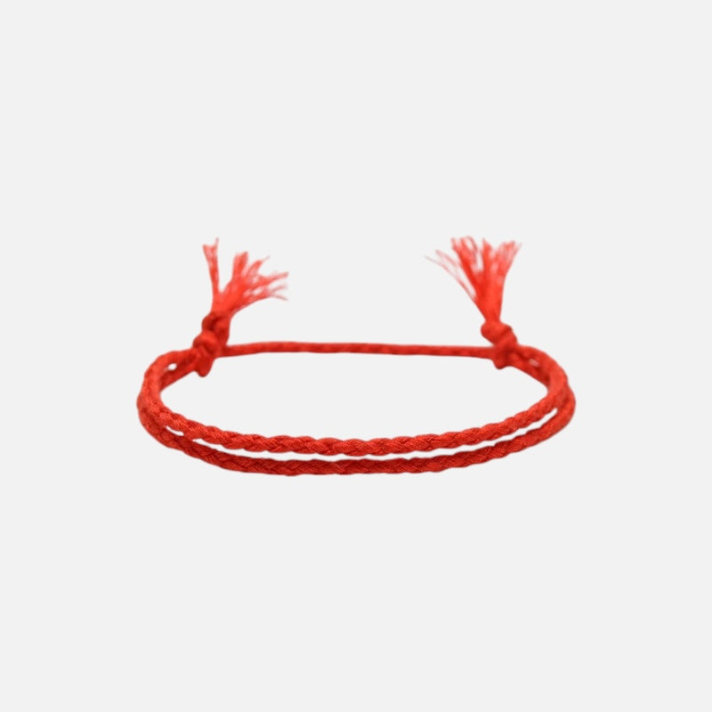 Cotton Bracelet (Scarlet Red)