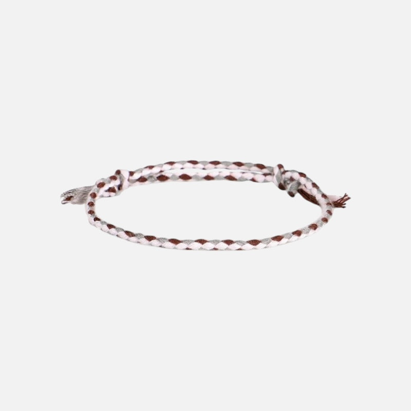 Cotton Bracelet (Brown & Grey)