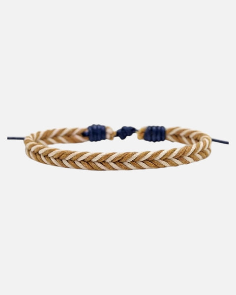 Braided Bracelet (Camel/Ivory)