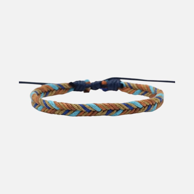 Braided Bracelet (Blue/Brown)
