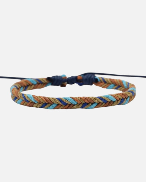 Braided Bracelet (Blue/Brown)