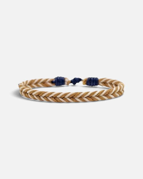 Braided Bracelet (Camel/Ivory)