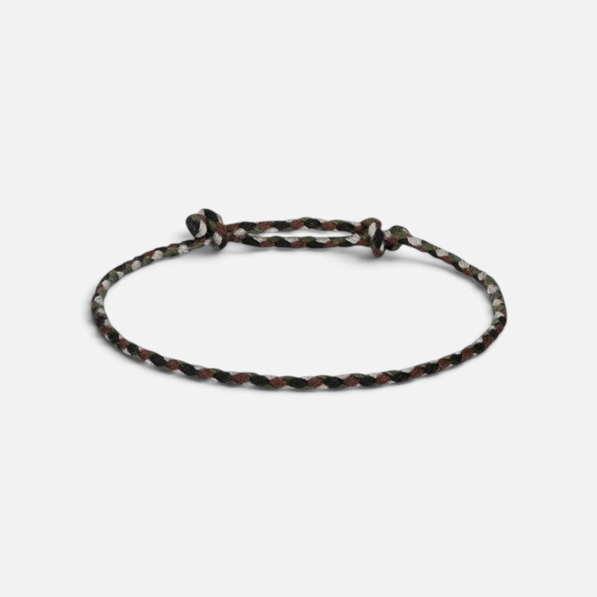 Cotton Bracelet (Brown & Black)