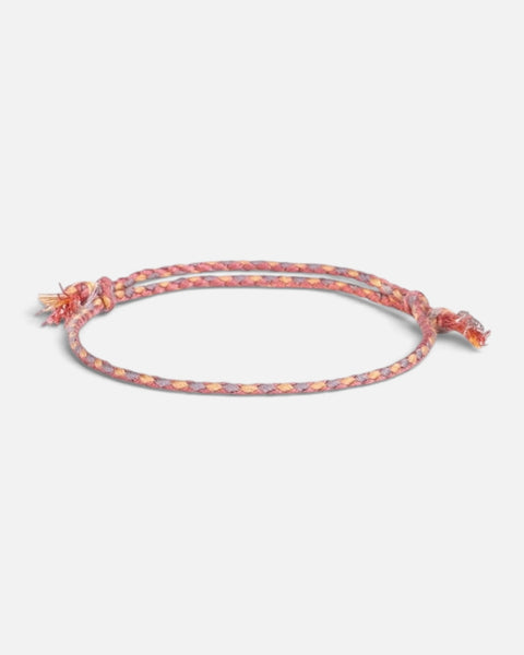 Cotton Bracelet (Peach & Grey)