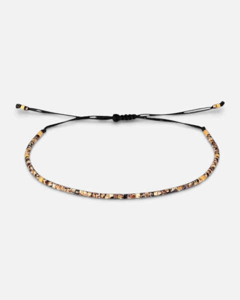 Natural Stone Beads Bracelet (Brown)