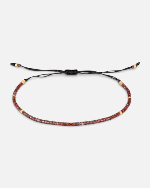 Natural Stone Beads Bracelet (Red)