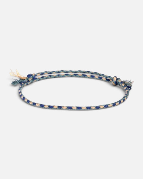 Cotton Bracelet (Blue/Cream)