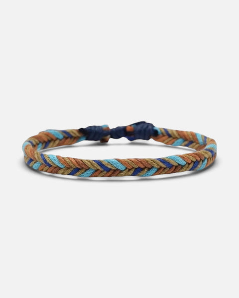 Braided Bracelet (Blue/Brown)